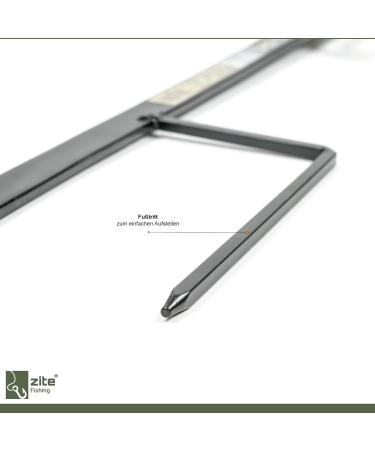 Zite Fishing Adjustable Metal Rod Holder - Stable Rod Rest for Fishing - Robust Fishing Rod Stand for All Conditions - Buy Online on GoSupps.com