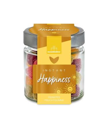 naschlabor Instant Happiness Gift Jar 120g | Lucky Rubber Bears | Quick Luck in a Glass | Gift | Acid Rubber Bear | Party Gift