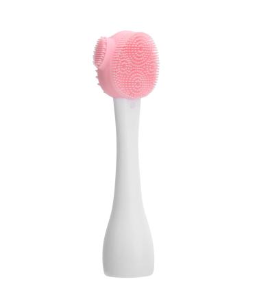 Silicone Facialsing Brush Foodade Silicone Pp Brosse Pourge Manuelle Handheld Silicone Face Brush Diy Mixing Stick Makeupsing Brush(Green Double Head (Pink and white single head)