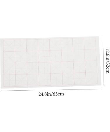 CORHAD 100pcs Grid Rice Paper Painting Paper Picture Paper Calligraphy Supply Quarto Art Paper X32 - Buy Online on GoSupps.com