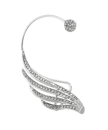 ONLYNERY Magnetic acupressure earrings for losing weight |Scratch -resistant slimming earrings with angular wing shape - easy to wear shiny non -pierced earrings for acupressure on the right