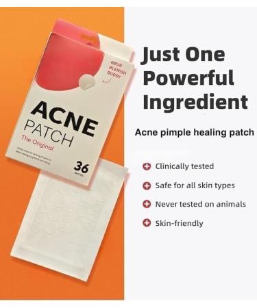 Invisible Pimple Patches - Hydrocolloid Acne Treatment for Quick Healing & Smooth Skin | 36ct (2 Sizes - Buy Online on GoSupps.com