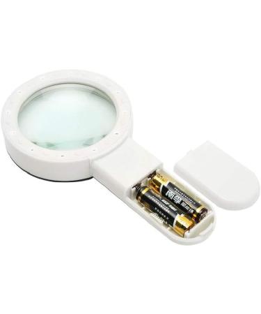 Magnifying Glass 30 high with LED Lights 100MM Handheld Optical HD 20 Children Students with The Elderly Reading Identification Repair Elderly Magnifying Glass 5 Times HD Expansion Mirror Good Times - Buy Online on GoSupps.com