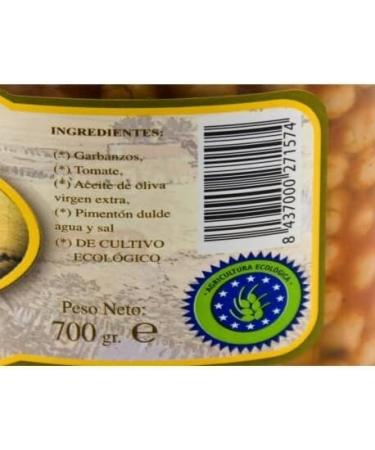  CACHOPO AGRICULTURA ECOLOGICA Cachopo 730G Stew Chickpeas - Buy Online on GoSupps.com