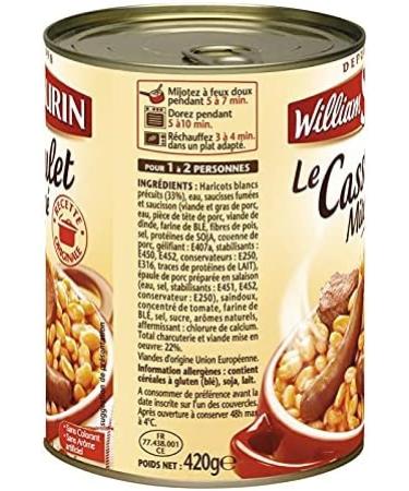 William Saurin 420g Mitonn Cassoulet - Set of 4 - Special Offer - Buy Online on GoSupps.com