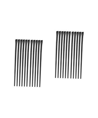 24 Pieces Eyeliner Brush Eyeshadow Brush Make Up Eyeshadow Brush Oblique Makeup Tools Miss Concealer Brush