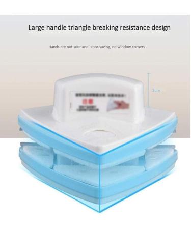 Design Double Sided Window Cleaner Safety Rope Double Glass Cleaner Glass Wiper White Manual Colour:15-26mm - Buy Online on GoSupps.com