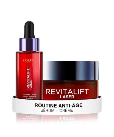 L'Or al Paris Revitalift Laser Anti-Aging Treatment Routine 50Ml + L'Or al Paris Revitalift Laser Tri-Peptide Anti-Aging Corrective Serum 30Ml