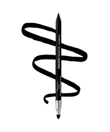 Ultime Pro Intense Gel Ka jal With Smudger & Sharpener - Black 1.2 G| Long Stay|Waterproof & Smudgeproof|One Swipe Smooth Application|3-In-1 Kaj al Eyeliner Smokey Eyeshadow Matte