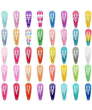 Funtopia 80 Pcs Toddler Mini Metal Snap Hair Clips - Colorful Hair Barrettes for Little Girls and Baby Kids - Buy Online on GoSupps.com