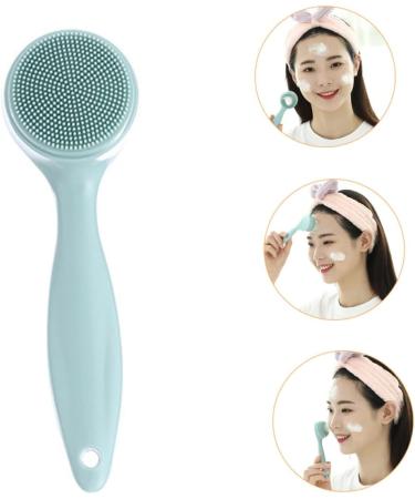 1 Set Cleansing Brush Face Scrubber Silicone Brush Facial Exfoliator Brush Facial Cleansing Exfoliator Deep Clean Face Wash Facial Scrubber Silicone Face Cleasing Milk Hand Wash Pp - Buy Online on GoSupps.com