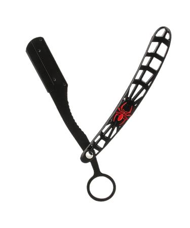 Afurl Barber Razor Holder Razor Holder Barber Manual Razor Holder Spider Foldable Shaving Tool Stand Shaving Stand for Shaving Tool Non-Slip Razor Holder red