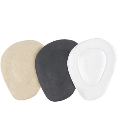 FRCOLOR High Heel Shoe Pads - 3 Pairs Clear Gel Forefoot Cushions & Insoles for Ultimate Comfort - Buy Online on GoSupps.com