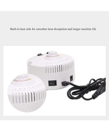 Electric Nail Drill Professional Nail Files Polisher Kit Acrylic Nail Remover 30000 RPM Manicure Pedicure Grinding Drill Nail Buffer Manicure Pedicure Polishing Tools White - Buy Online on GoSupps.com