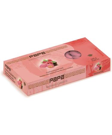  Confetti Papa Confetti Papa Confetti Chocolate and Almond Flavor LAMPONE | FUCHSIA Color | Dragees with real fruit gluten-free and suitable for vegetarians | Kosher certified | 500g pack - Buy Online on GoSupps.com