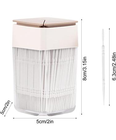 Premium Bendable Bristle Toothpicks - Dual-End Tooth Dotcher in Clear Box | Perfect for Banquets & Everyday Use - Buy Online on GoSupps.com