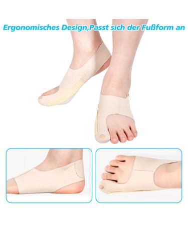 Soarfly Hallux Valgus Correction | Adjustable Bandage & Non-Slip Heel Strap for Pain Relief Day & Night Support for Foot Problems - Buy Online on GoSupps.com