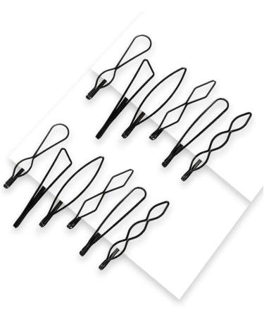 12pcs Vintage Black Bobby Pins Fashion BB Clip for Women and Girls - Buy Online on GoSupps.com