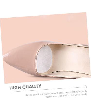 NOLITOY 4 Pairs Forefoot Pads - Non-Slip Metatarsal Cushions for High Heels & Shoes - Comfortable Insole Inserts - Adjustable Felt Pads - White - Buy Online on GoSupps.com