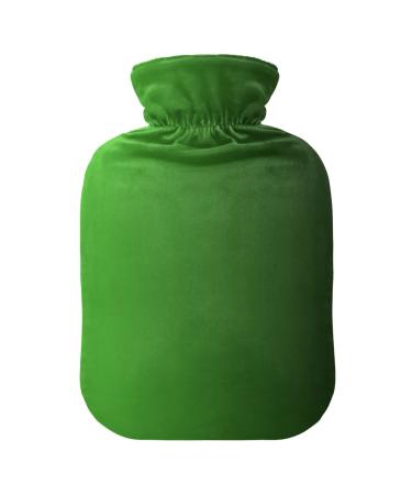 Greem Gradient Hot Water Bottle with Cover Hot Water Bottles for Pain Relief Hot Water Bottle Heating Bottles for Arthritis 2L