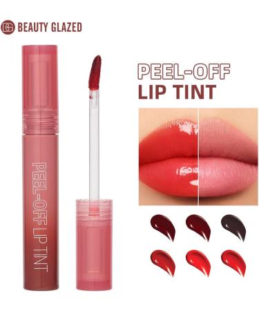  Beauty Glazed Beauty Glazed 6-Piece Peel-Off Lipstick Set - Lip Pencil - Long-Lasting Lip Stain - Natural Makeup - Buy Online on GoSupps.com