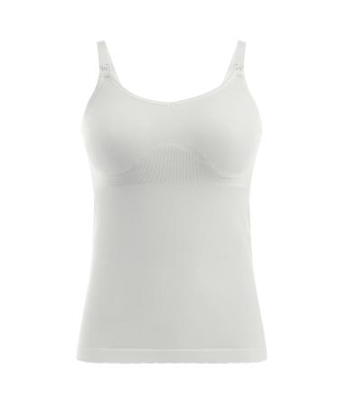 Medela Maternity and Nursing Tank Top Maternity Clothes for Women White XL