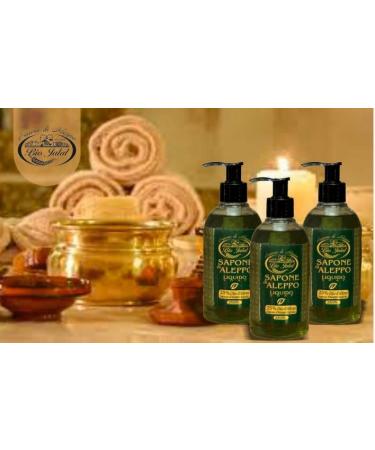  BIO JALAL Original Aleppo liquid soap 75% olive oil and 25% laurel oil 250ml ideal for hands body and hair natural product from Turkey - Buy Online on GoSupps.com