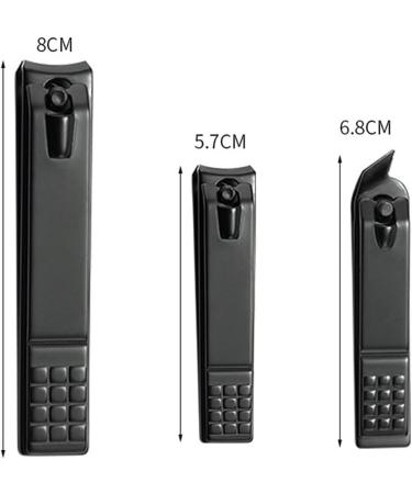 HCHGJKN Nail Clippers Professional Stainless Steel Nail Clipper Stainless Steel Nail Cutter Toenail Fingernail Manicure Trimmer Toenail Clippers Thick(M) - Buy Online on GoSupps.com