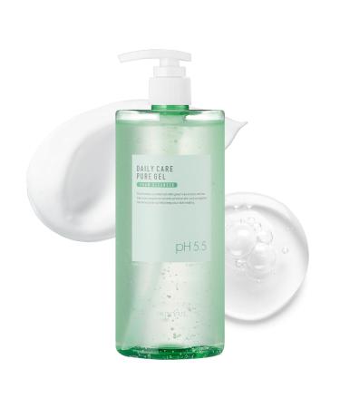 EUNYUL Daily Care Pure Gel Foam Cleanser 17.3 fl. Oz. pH 5.5 Gel with Pump type Large Size Face Wash Gel Type (pH Balance)