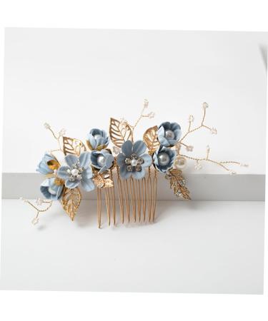FRCOLOR 12 Pieces Comb for Bridal Hair Clips Hair Clips Diffuser Hair Styling Accessories Hair Clips Baby Cutlery Set Bridal Comb Bridal Hair Comb Silver Blue Hair Accessories Material Fit Women - Buy Online on GoSupps.com