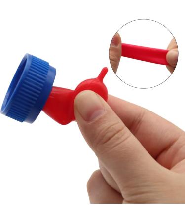 APlayfulBee Soft Silicone Goat Nipple 25Pcs - Blue | Farm Supplies for Sheep, Goat, Calf, Dog | Milk Bottle Topper for Efficient Feeding - Buy Online on GoSupps.com