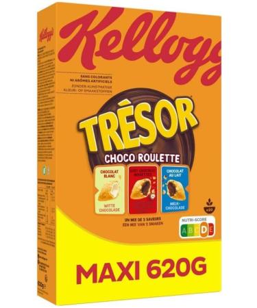 KELLOGG'S - Tr sor Choco Roulettes Maxi 620G - Pack of 3 - Buy Online on GoSupps.com