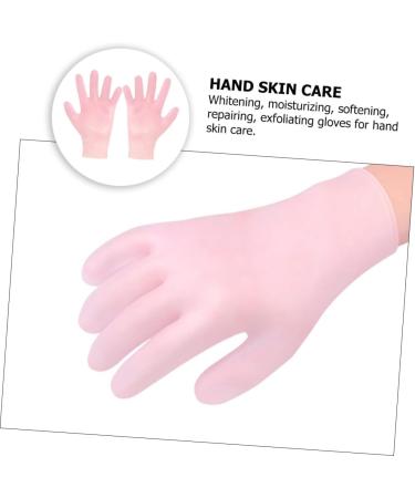 minkissy 1 Pair moisture glovesfor dry hand soft whitening hand Anti-crack cotton gloves for dry hands exfoliating hand gloves moisturizing sebs cosmetic Cotton gloves M Pink - Buy Online on GoSupps.com