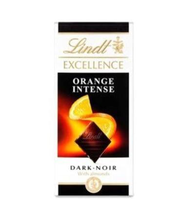 Lindt Excellence Intense Bar Dark Chocolate Orange 100G