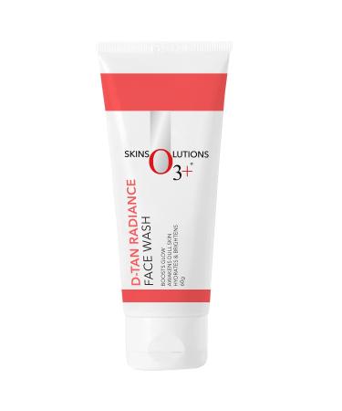 ._.O3+ D-Tan Radiance Face Wash With Vitamin C Glowing Skin and Deep Cleanses and Unifies Skin Tone 60gm | Detan Face Wash for TAN Removal