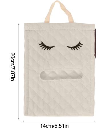 Toilet Paper Roll | Cotton Cute Eyelash Shape Toilet Roll Holder | Toilet Paper Dispenser Box for Camping Bathroom RV Car Travel No Glue or Drill Needed Gray - Buy Online on GoSupps.com