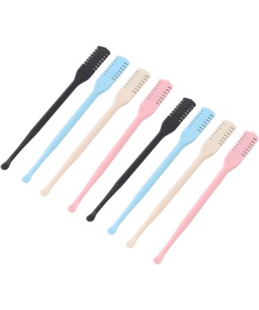 Kikumi 8pcs Double Head Nose Hair Knife Ear Pick Manual Safety Nose Hair Trimmer Ear Scoop - Buy Online on GoSupps.com