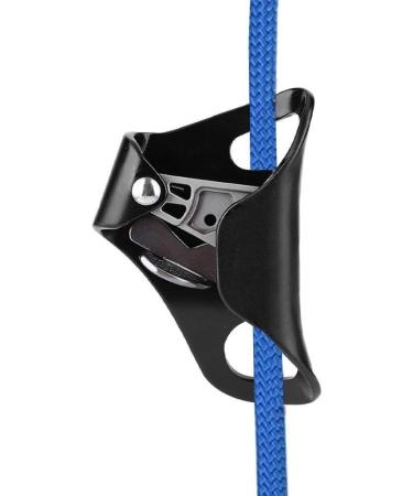 Nikou Chest Ascender - Climbing Croll Gear for 8-13mm Rope | Rappelling Equipment (Black) - International Shipping Available - Buy Online on GoSupps.com