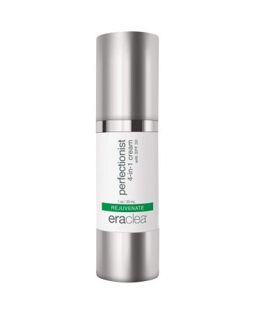 eraclea Perfectionist 4-in-1 Cream with SPF 30 Tinted Moisturizer with Hyaluronic Acid Zinc Oxide and Antioxidants for Anti-Aging and Skin Rejuvenation (1 fl oz)