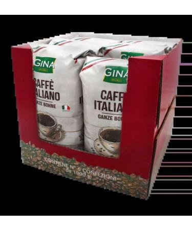 Coffee Caffe Italiano Beans 1 kg Box of 6