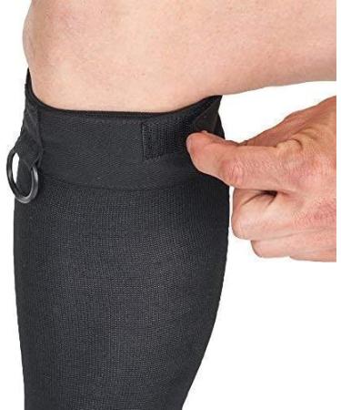 Strassburg Sock Black Large - 16-21 inch Calf Circumference - Size Guide - Buy Online on GoSupps.com