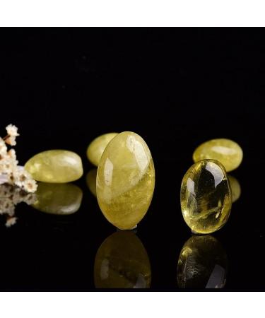 Decorative Crystal 1pc 30g/pc Natural Crystal Stone Citrine Large Grain Polished Stone for Garden Fish Tank Decoration Health Quartz Home Decor Crystal - Buy Online on GoSupps.com
