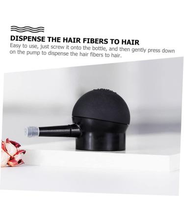 FRCOLOR Hair Building Fibers 6 Pcs Silicone Nozzle Natural Hair Spray Hair Fibers Pump Salon Spray Applicator Concealer Thicken - Buy Online on GoSupps.com