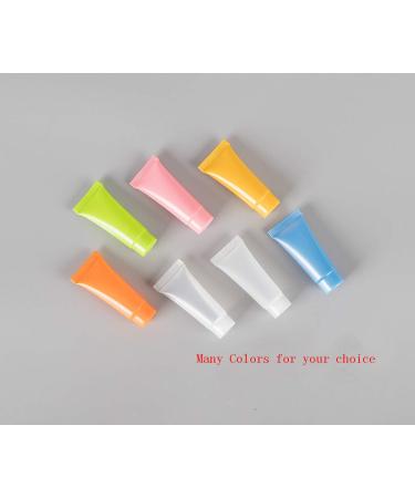 Snadulor 5ml Empty Squeeze Bottles - 50 Pcs Refillable Travel Tubes for Cosmetics & Lotion (Pink) | Best for Shampoo & Facial Cleanser - Buy Online on GoSupps.com