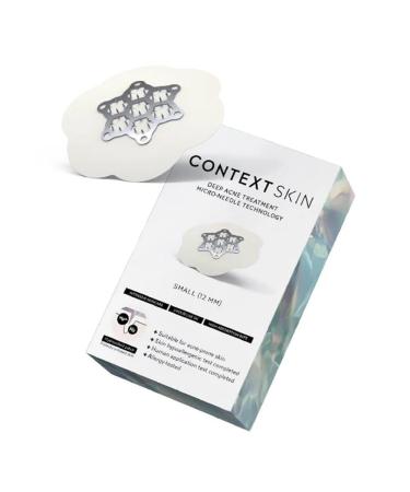 CONTEXT SKIN Pimple Patches for Face | Effective Acne Remedy with High-Purity Magnesium Soothing Cica Tea Tree & Eucalyptus | 10 Hydrocolloid Patches for Quick Healing and Soothing Relief (Small)
