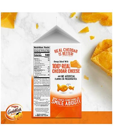 Pepperidge Farm Goldfish Crackers Cheddar 30 Oz - Crunchy Snack Delight - Buy Online on GoSupps.com
