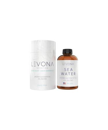 Levona Scent Essential Oil - Fresh Aroma for Home Office Hotel & Spa Perfect in Humidifiers and Diffusers Luxury Fragrance with Aqua Marine Lemon & Bergamot Notes - 700ml/ 23 fl oz Sea Water