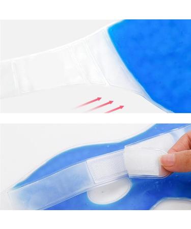 Gel Eye Cover for Cooling and Heating Hollow Face Cover for Cold Eye Compress for Office and Home Use - Buy Online on GoSupps.com