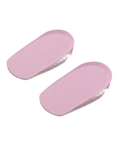 1 Pair Invisible Insole Height Lift Pad Pu Heel Insert Height Increase Insole Increase Insoles As Shown 1.5CM
