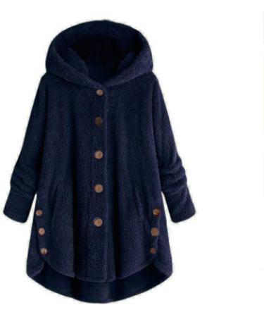 Hanxiulin Women's Fleece Jacket - Warm Windproof & Breathable Plush Coat for Winter | Cuddly & Thick Design - Buy Online on GoSupps.com
